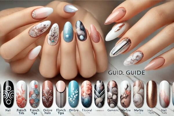 Nail art designs for oval nails