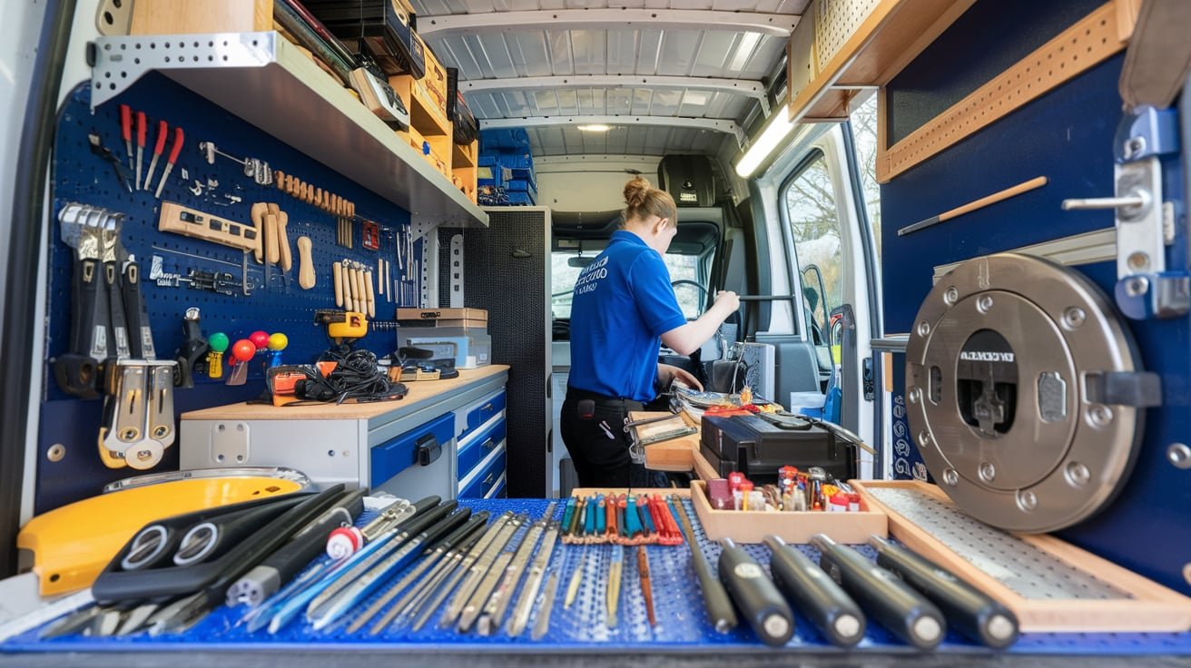 Essential Tools for Mobile Locksmith Van R