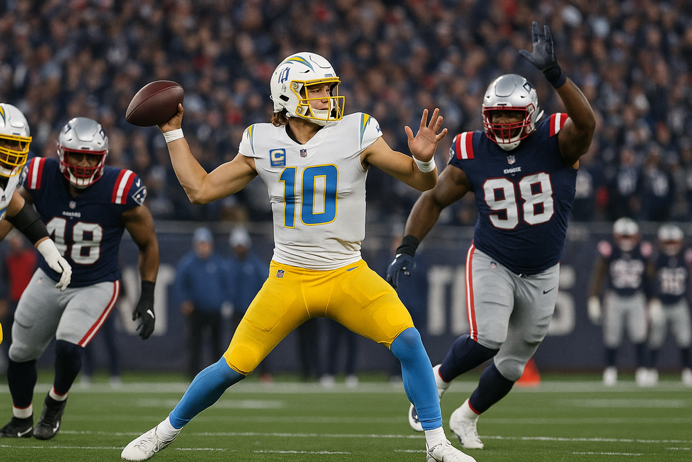 Chargers vs New England Patriots Match Player Stats
